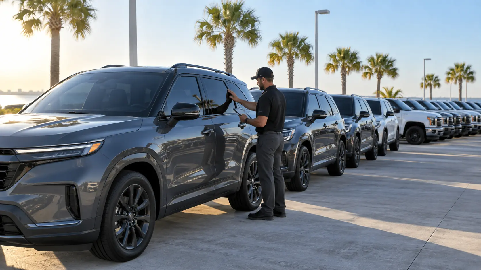 Consistent window tint across dealer inventory