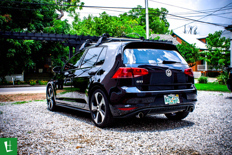 2014 VW Golf GTI Window Tinting in Pensacola (1)