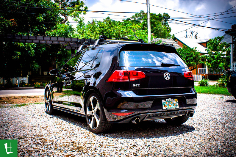 2014 VW Golf GTI Window Tinting in Pensacola (10)