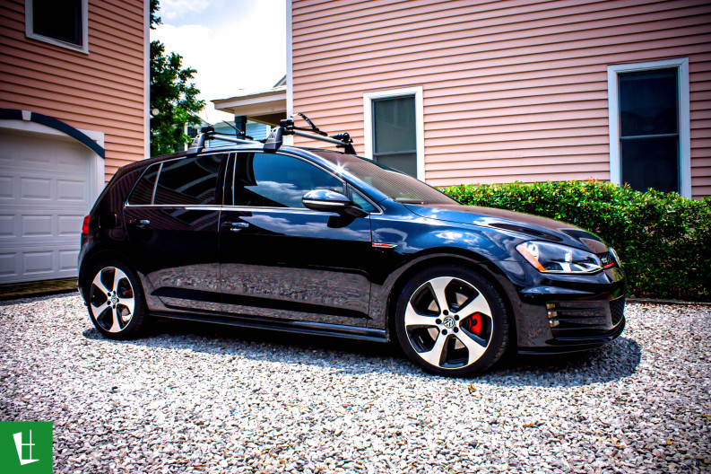 2014 VW Golf GTI Window Tinting in Pensacola (8)